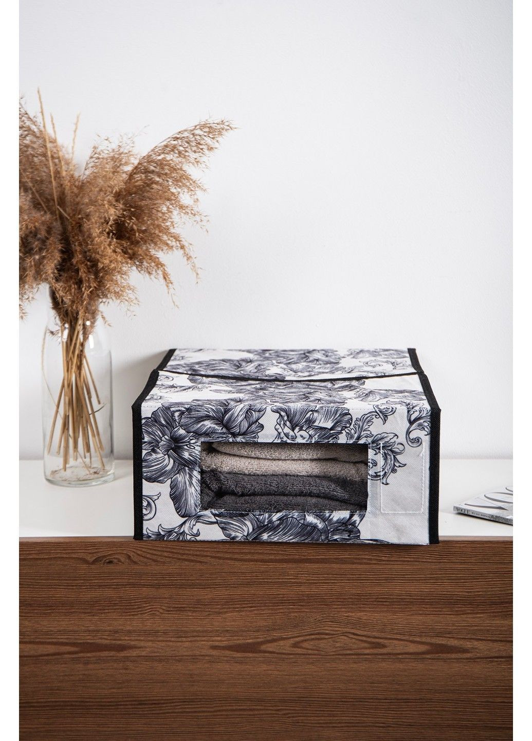 Органайзер BS-S01 ткань. ж/к Anthracite Flowers 15x38.1x32.5 см (BS-S01 ткань. с/к Anthracite Flowers) IDEA HOME (365277301)