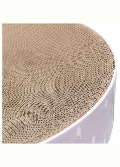 Дряпка-лежак Lilly для котів, з котячою м'ятою, картон, d 45х10 cм (світло-бузкова) (*) Trixie (322859479)