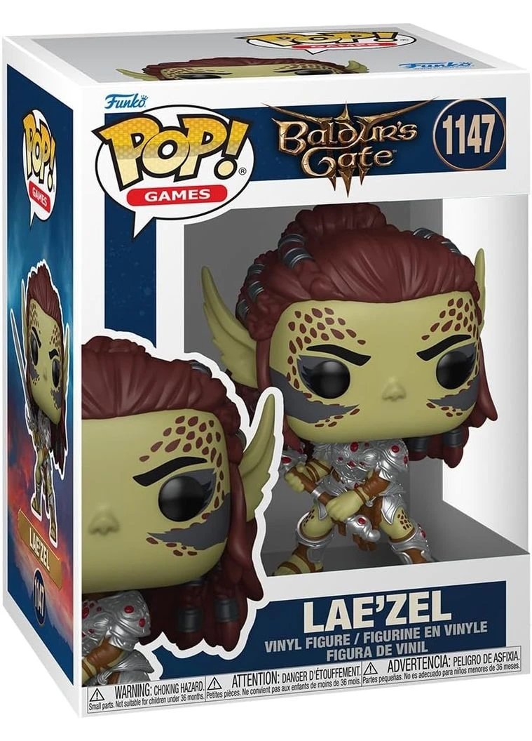 Фигурка POP винил 10 см Baldur's Gate 3 Lae'zel с мечом Funko (388418553)