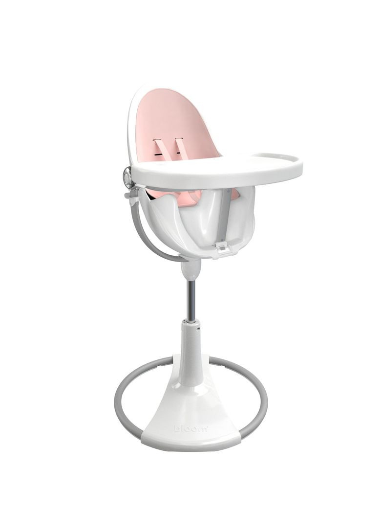 Стільчик для годування FRESCO White/Rosewater Bloom E10535-W\E10540-RWL (353308372)