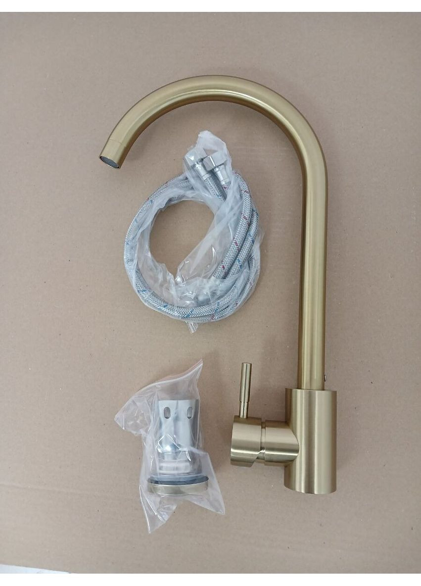 Кухонний змішувач JW449 PVD золотий Valeso (336932317)