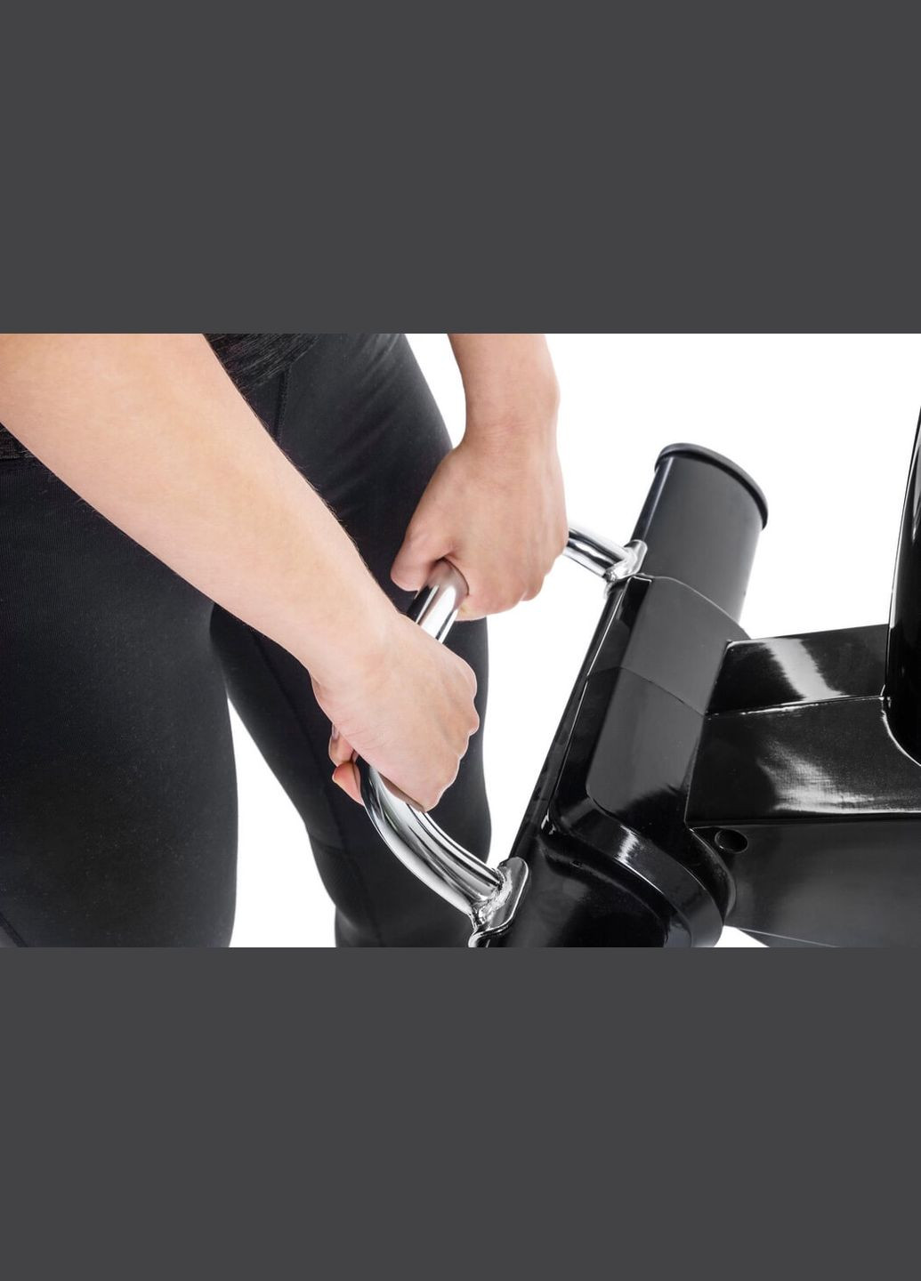 Горизонтальный велотренажер HS-070L Helix серебристый iConsole+ Hop-Sport (301538782)