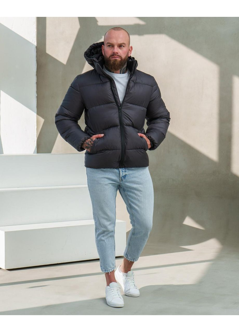 Графітовий зимній Пуховик Vakko