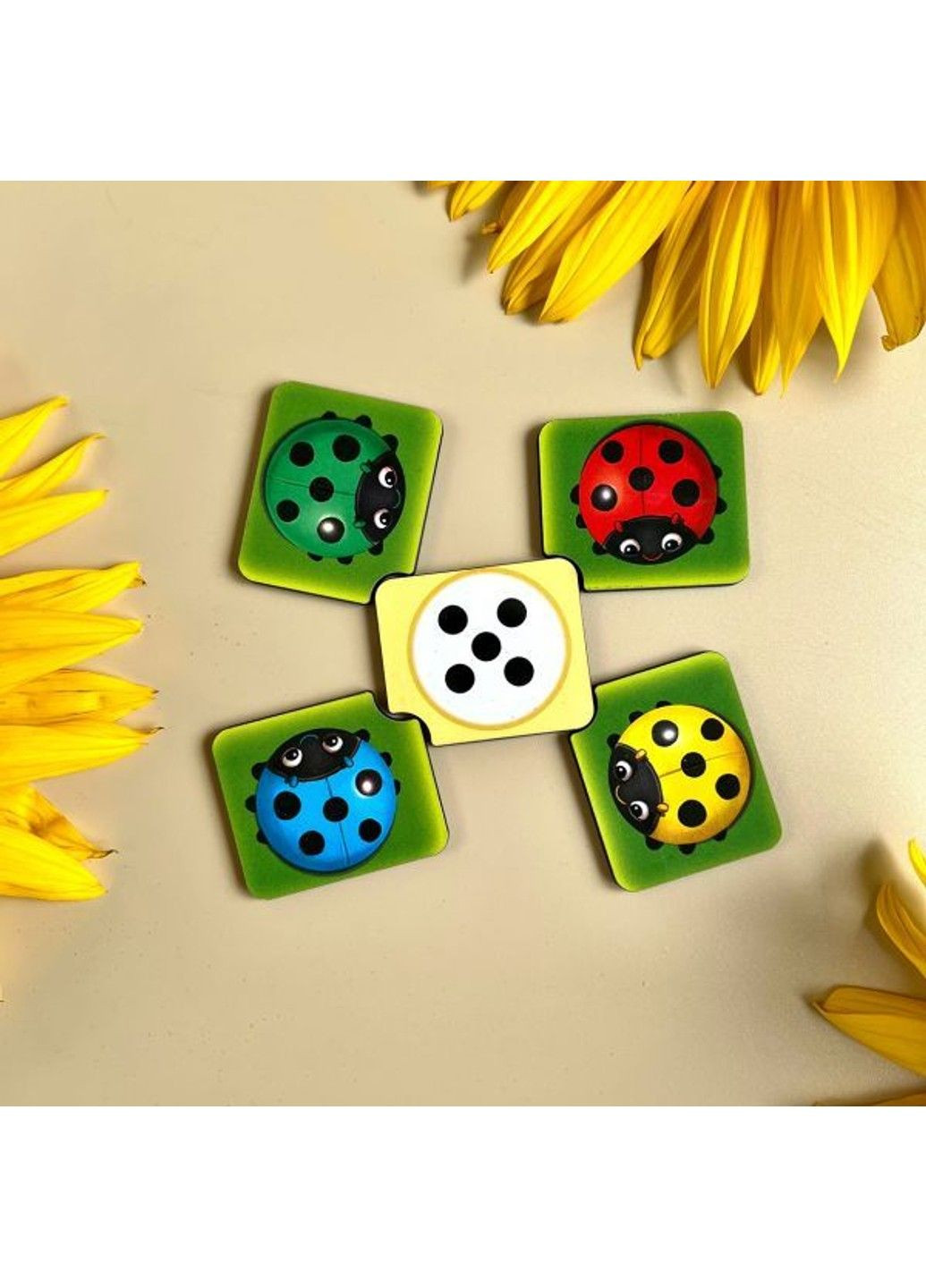 Рамка вкладыш "Солнышко: цвет, счет и направления" ПСФ 063 Ubumblebees (297129425)