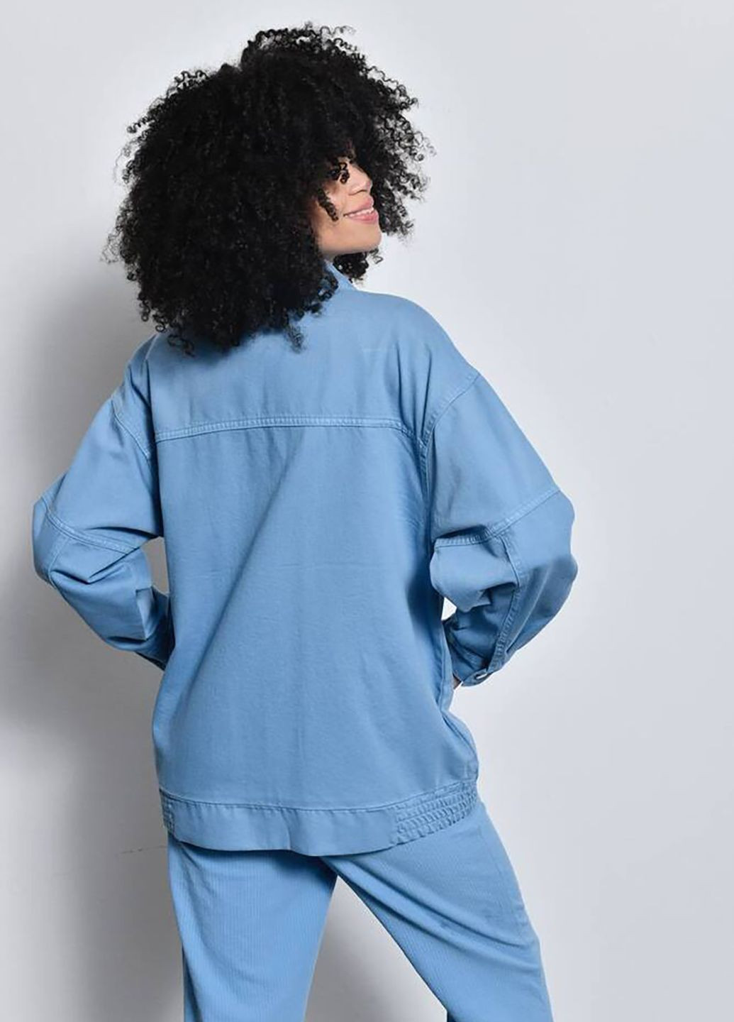 Синяя демисезонная куртка джинсовая Veto jeans