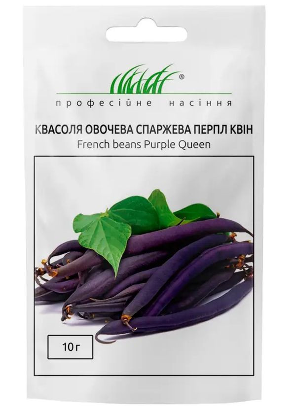 Семена Фасоль спаржевая Перпл Квин фиолетовая 10 г Професійне насіння (285696250)