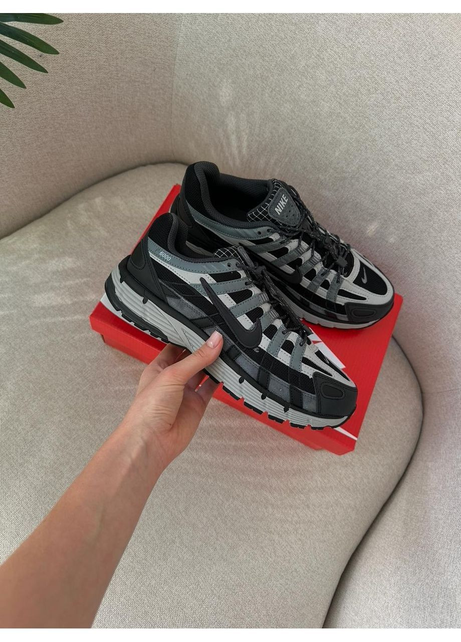 Комбіновані Осінні кросівки чоловічі nike 'anthracite smoke grey' No Brand P-6000 Premium
