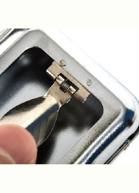 Минипепельница из нержавеющей стали портативная карманная пепельница для сигарет No Brand (306433241)