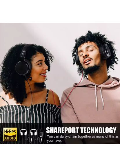 Навушники дротові Studio Pro 50 з мікрофоном Black Oneodio (365752629)