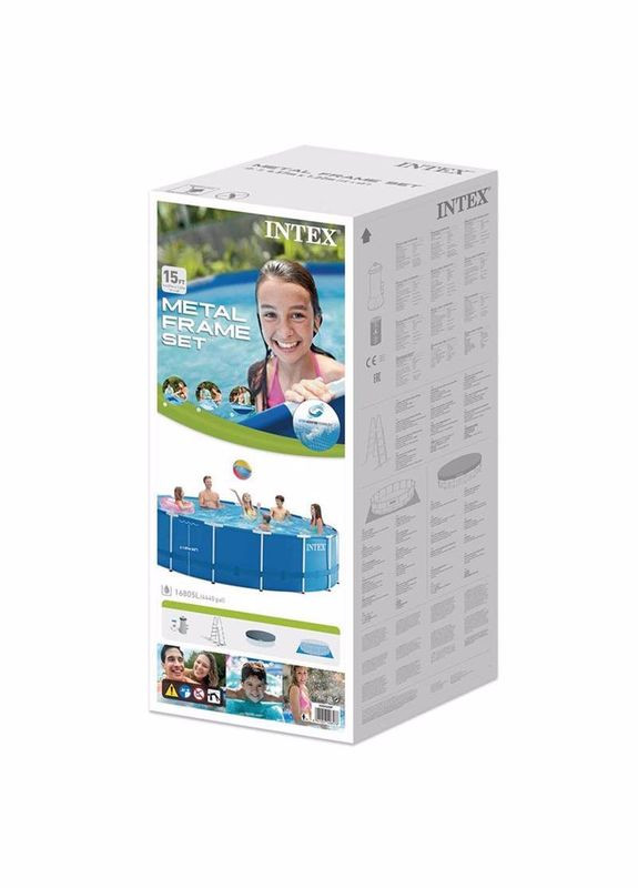 Бассейн каркасный 28242 (457-122см), 16805 л Intex (334143997)