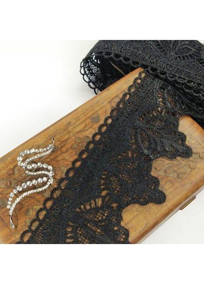 Мереживо макраме 8см (13м) Колір - Чорний (02-T1169-4) Plus-plus (352747579)