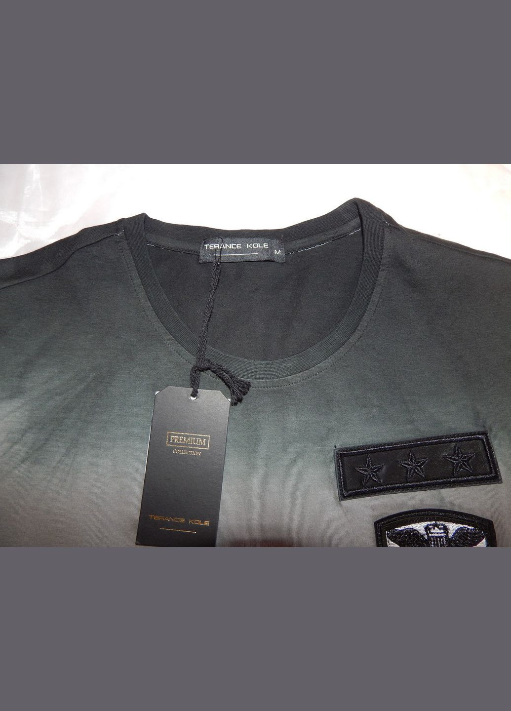 Серая мужская молодежная футболка t. k. сток р. 48 215ф No Brand