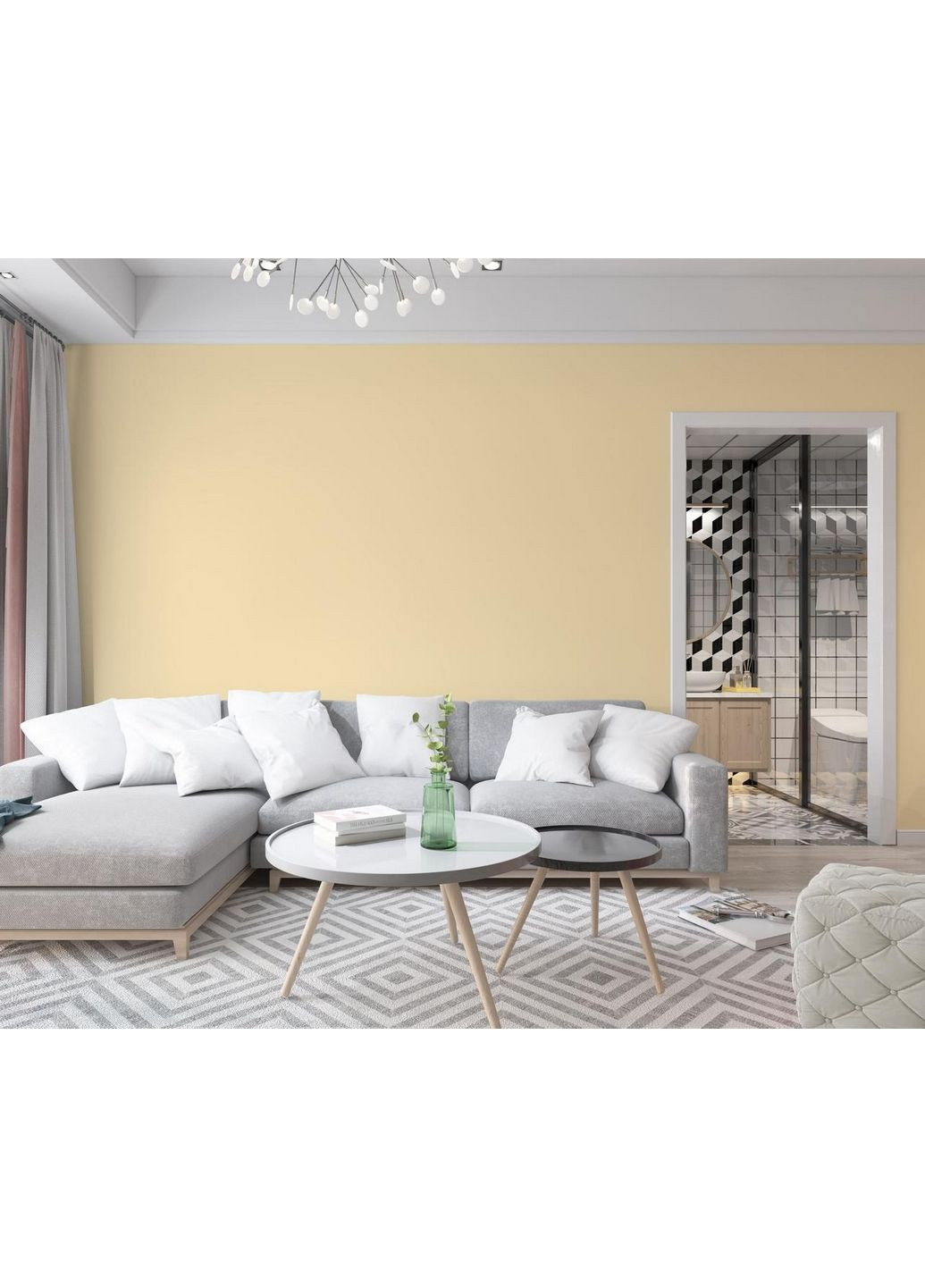 Інтер'єрна латексна фарба 0520-Y30R 3 л SkyLine (289367711)