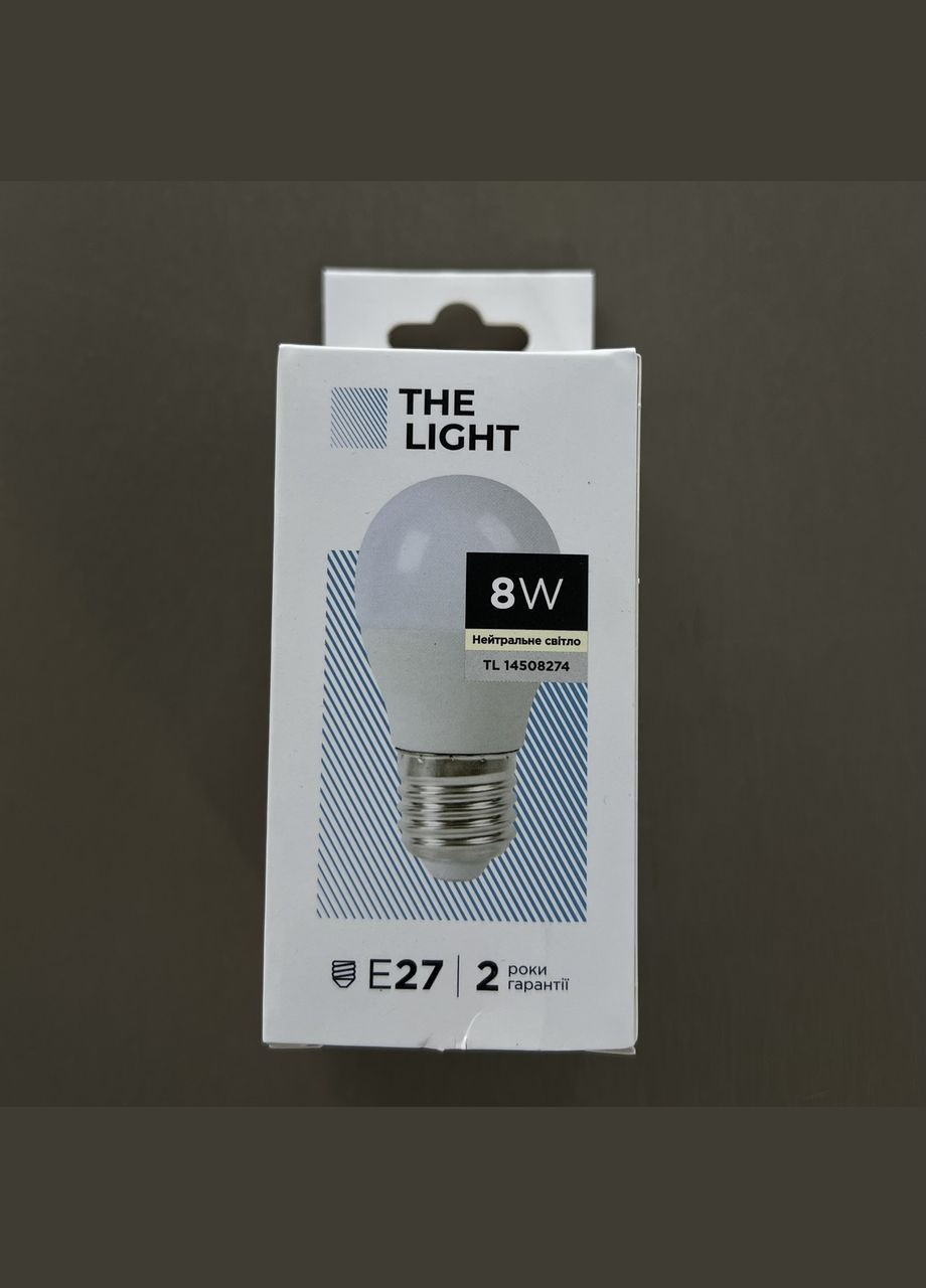 Лампочка G45 8w Е27 THE LIGHT No Brand (370070143)