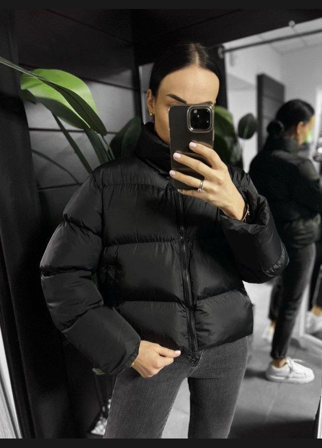 Черная женская куртка pandorum black m No Brand