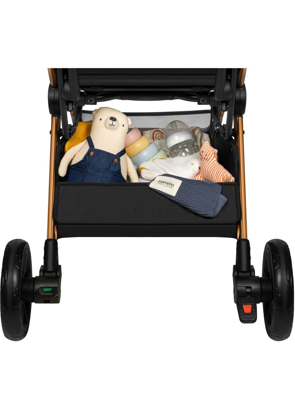 Прогулочная коляска Cloe Black Onyx, черная () Lionelo LO-CLOE BLACK ONYX (336330293)