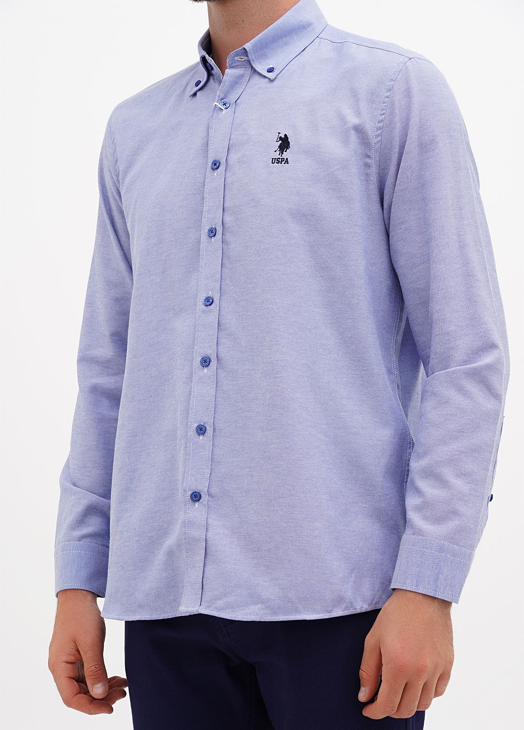 Сорочка з довгим рукавом U.S. Polo Assn чоловіча U.S. Polo Assn. (308222215)