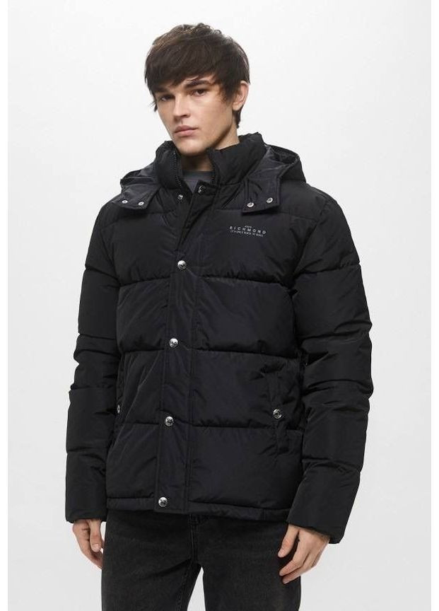 Чорна зимня куртка John Richmond ZMA25105