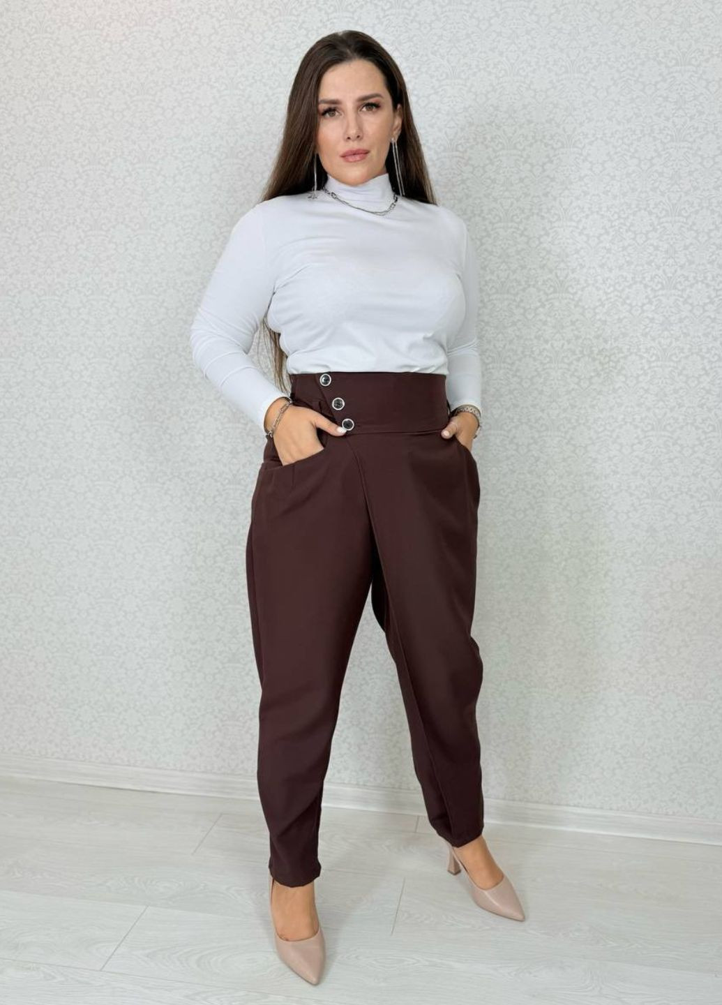 Штани з однієї сторони імітація спідниці Tik-Tak (340956805)