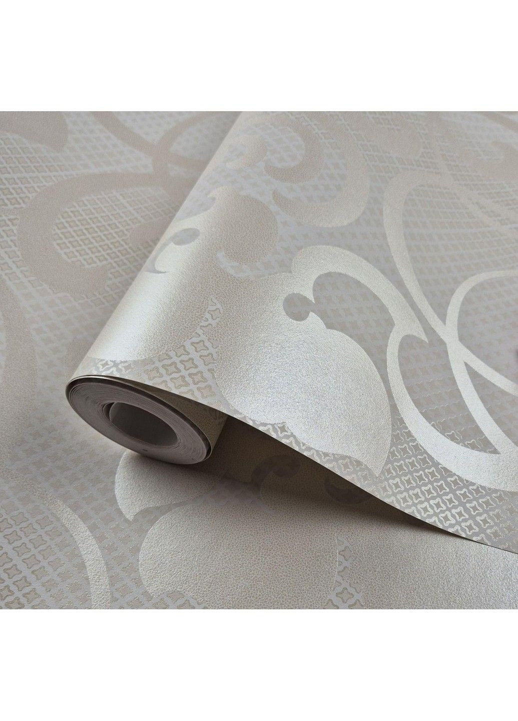 Обои виниловые на флизелине 0.53 × 10 м 58642, бежевые — для спальни, гостиной, прихожей MARBURG (368895587)