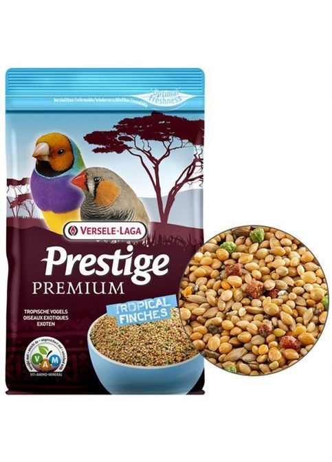 Корм для тропічних птахів Prestige Premium Tropical Birds зернова суміш 800 г 5410340215388 Versele-Laga (266274510)