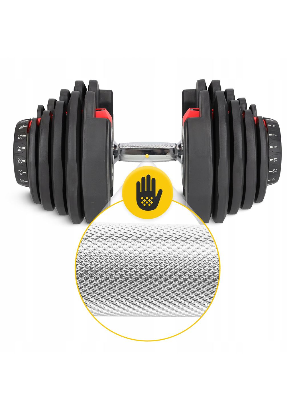 Гантель с регулируемым весом Premium 5-40 кг () 4FIZJO P-5907739319210 (291302712)