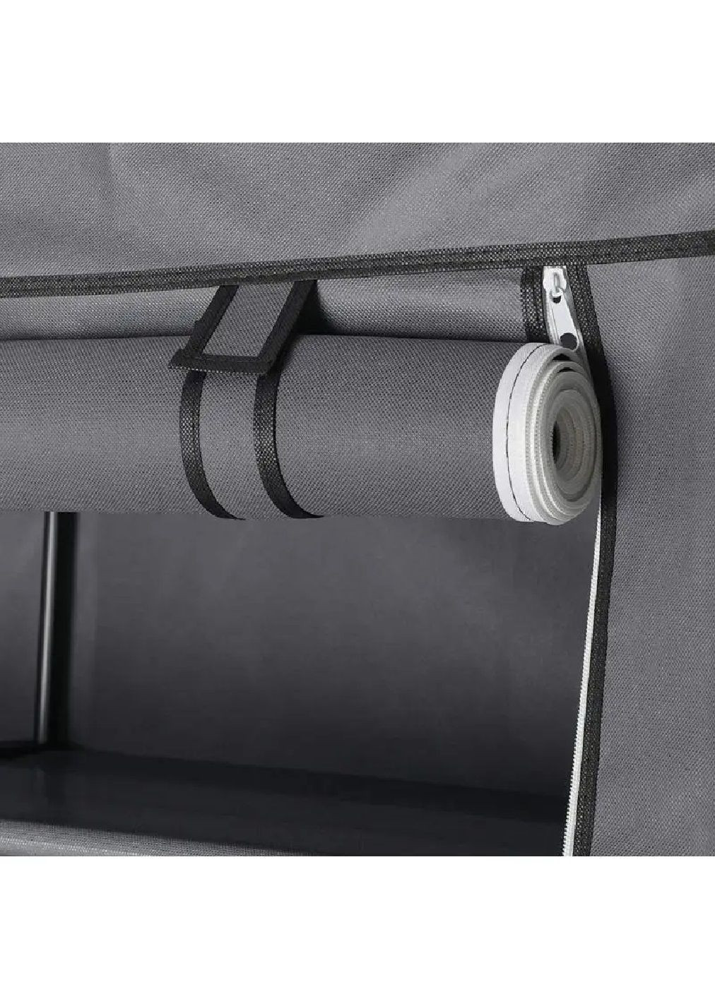 Текстильный складной шкаф гардероб с полками вешалками для хранения одежды сумок 8 полок 175×130×45 см (481630-Prob) Unbranded (364233670)