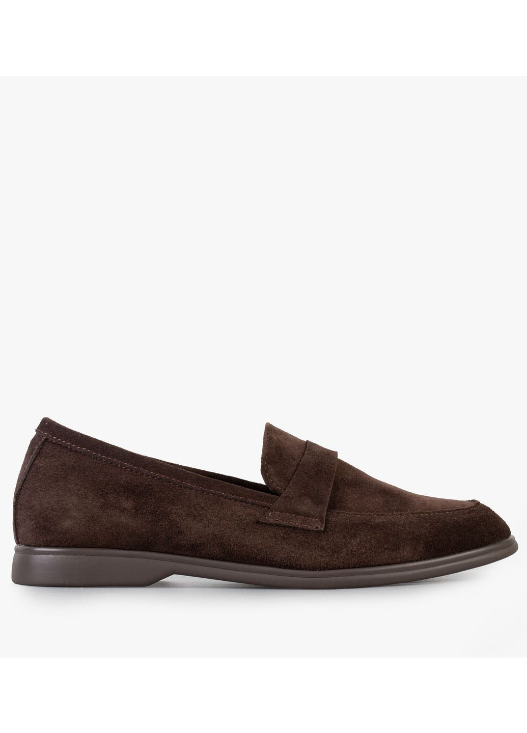 ModaMilano Туфлі лофери жіночі бренду 8200688_(2) коричневий з натуральна замша, україна — демісезон (325221887)