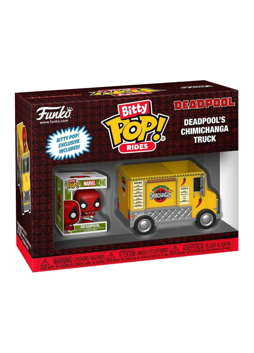 Набір фігурок Bitty Pop! Ride серії Марвел - Дедпул і вантажівка Чімічанги Funko (327826313)