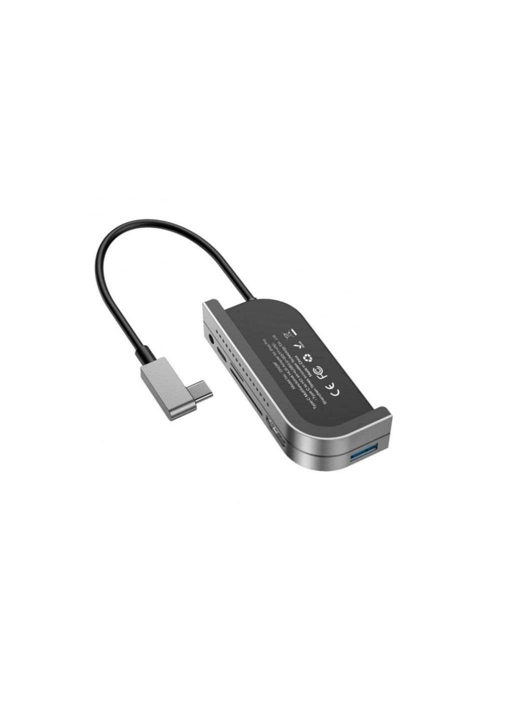 USB-хаб Bend Angle No.7 Multifunctional Type-C HUB Converter Dark gray Baseus Bend Angle No.7 Multifunctional Type-C HUB Converter（Upgrade) (340278469)