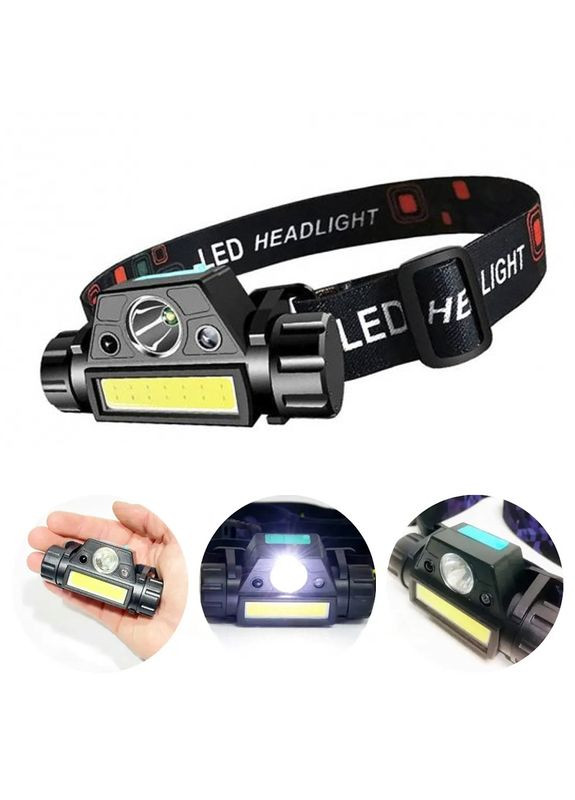 Налобный фонарик Head Lamp 1898 аккумуляторный No Brand (340111885)