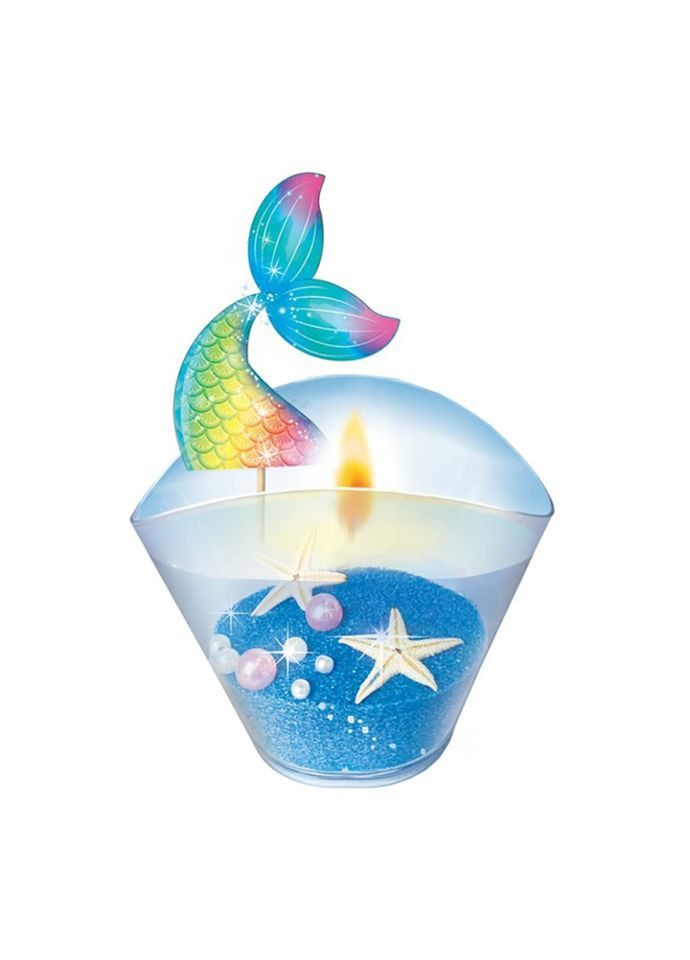Гелевая свеча в стаканчике "Сокровища моря" Утро 10100524 своими руками Ranok Creative (300389857)