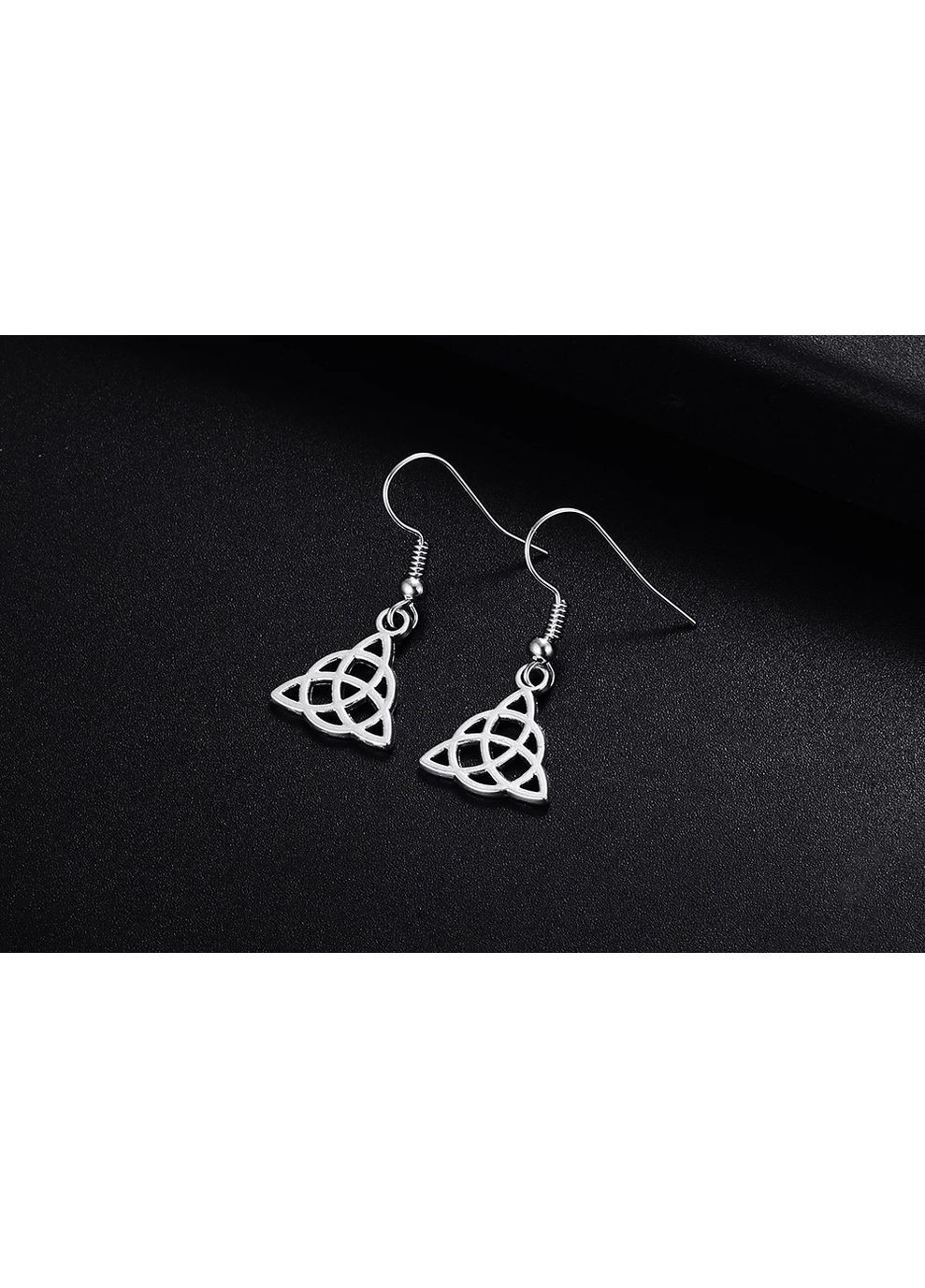 Сережки Трикветр амулет Кельтський вузол No Brand (339104038)