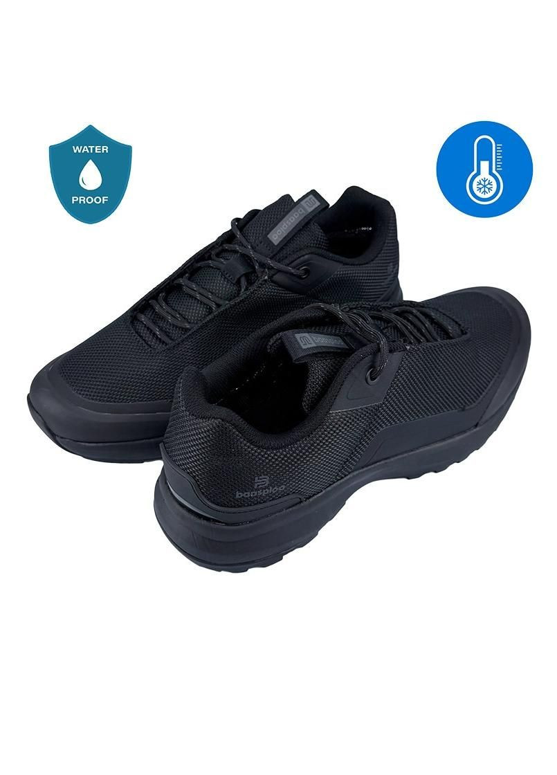 Чорні кросівки чоловічі зимні термо чорні 70657-11 No Brand