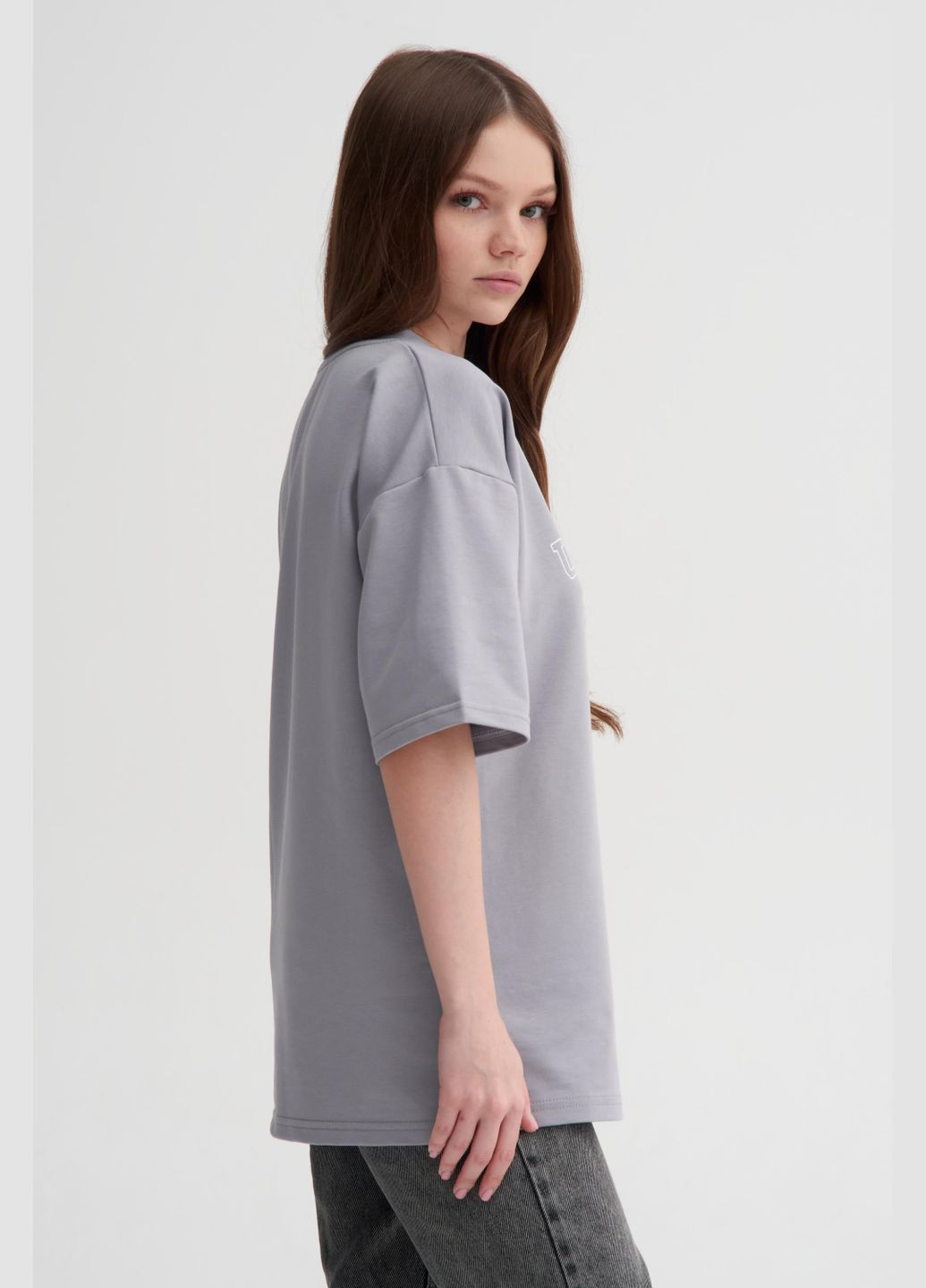 Футболка, колір сірий Estro - (324064166)