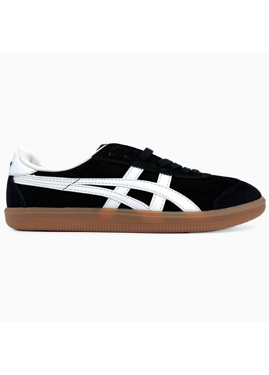 Черные демисезонные кроссовки мужские asics onitsuka tiger tokuten black / white асикс онитцука тайгер No Brand