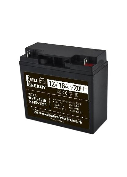 Свинцево-кислотна акумуляторна батарея FEP-1218 18 А•г 12В Full Energy (372817088)