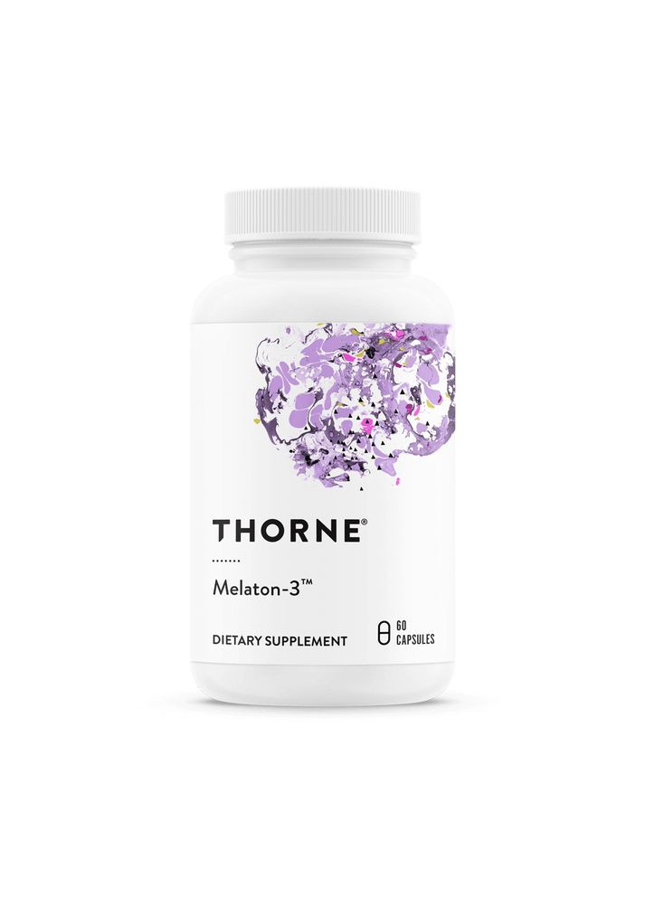 Натуральная добавка Thorne Melaton-3, 60 капсул Thorne Research (324607450)