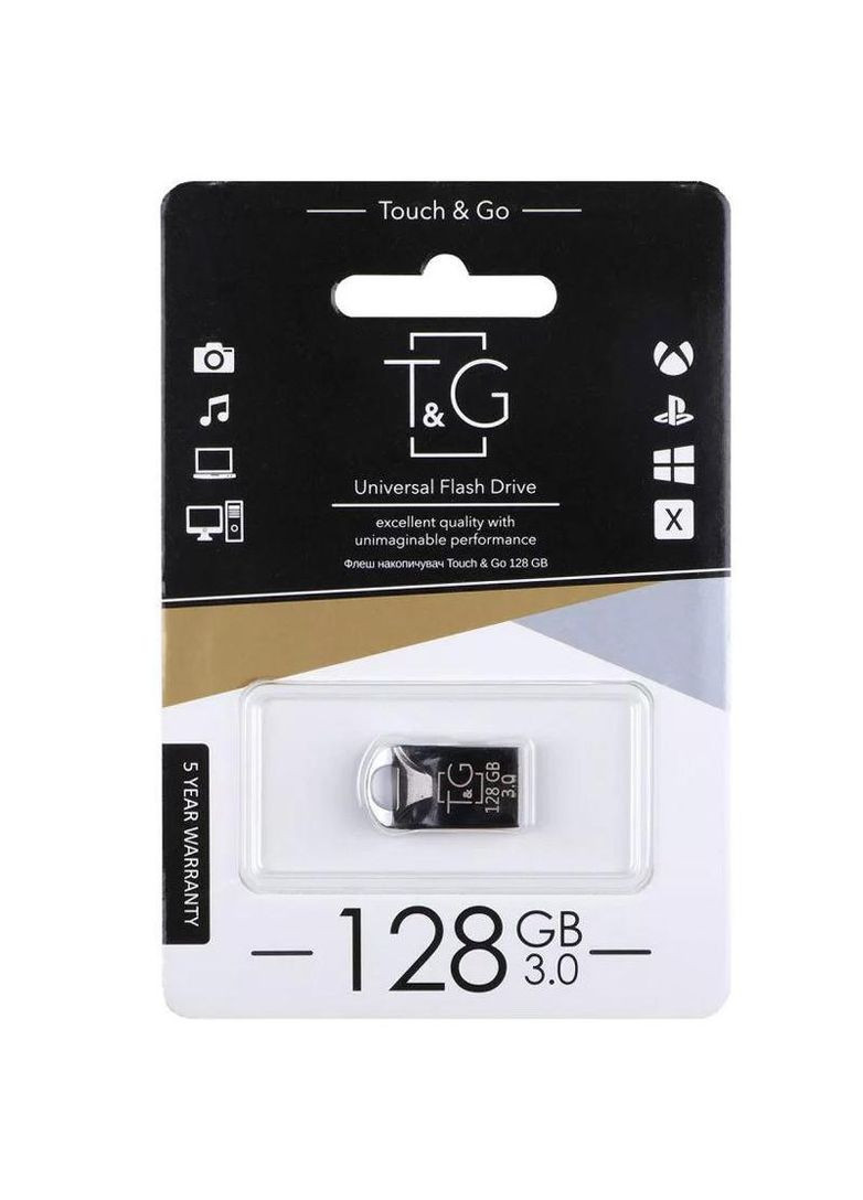 Флеш-драйв USB 3.0 Flash Drive 106 Metal Series 128GB T&G (278642989)