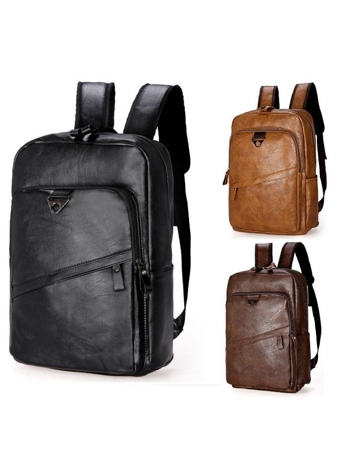 Якісний чоловічий міський рюкзак на плечі, модний стильний ранець екошкіра Brettani (362412051)