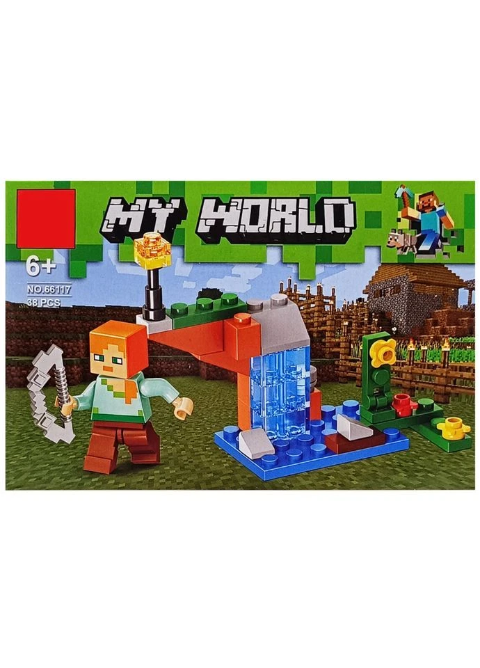 Конструктор дитячий 66117-5 Minecraft 39 деталей Різнокольоровий (99343) Bambi (387615947)