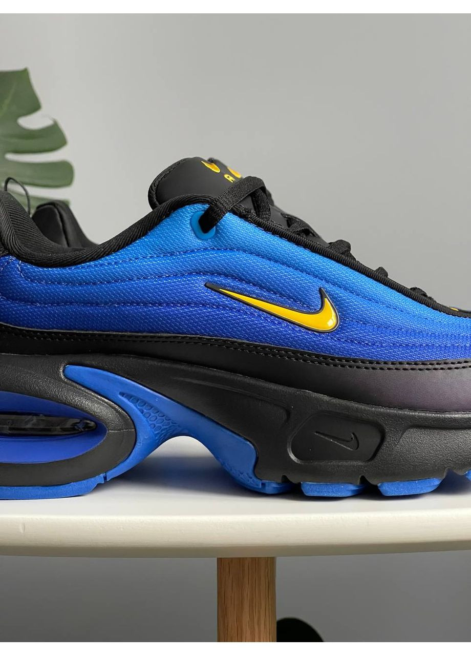 Синій Осінні кросівки чоловічі і жіночі nike air max portal blue black | найк аір макс портал сині чорні No Brand