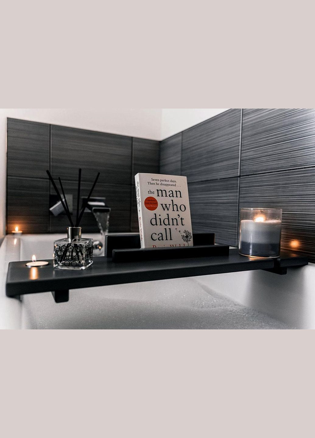 Столик полиця для ванної з дерева Афрін венге (СДВ-001612) No Brand (328293809)