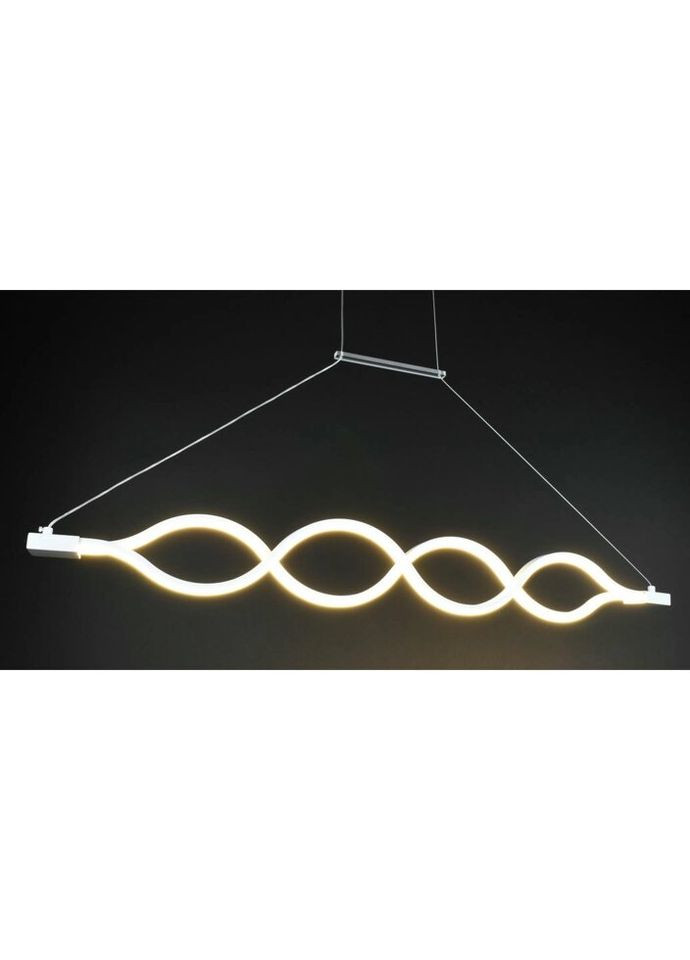 Люстра світлодіодна підвісна LED світильник для квартири на стелю ледве 27442 Білий 30-110х6х122 см. Sunnysky (335974950)