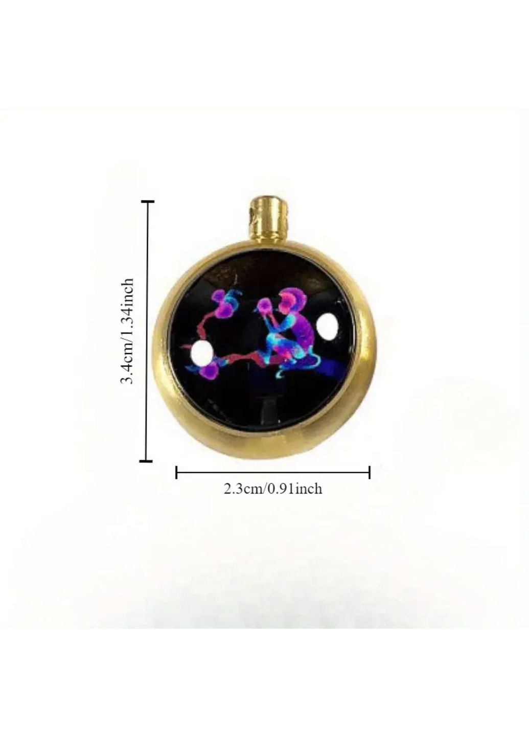 Латунный брелок - подвеска с китайскими знаками зодиака ЗМЕИ символ 2025 года No Brand (306717375)