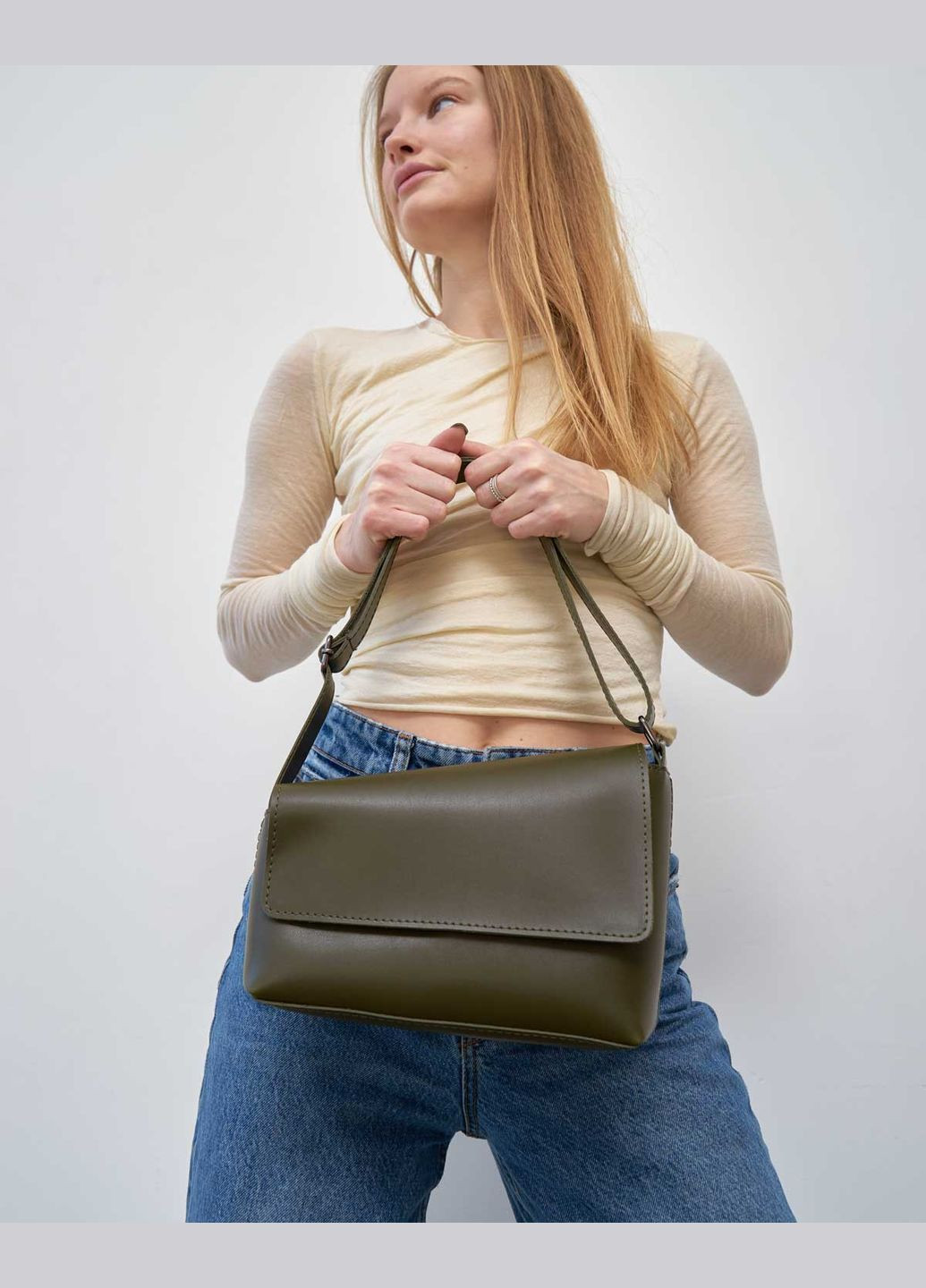 Жіноча асиметрична сумка Тріна з широким ременем (zhnocha-sumka-trna) WeLassie (342199230)