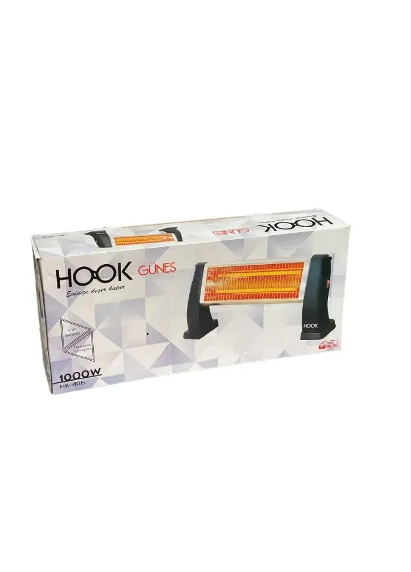Обогреватель инфракрасный кварцевый Hook 1000W HK-406 Esonstyle (387646597)