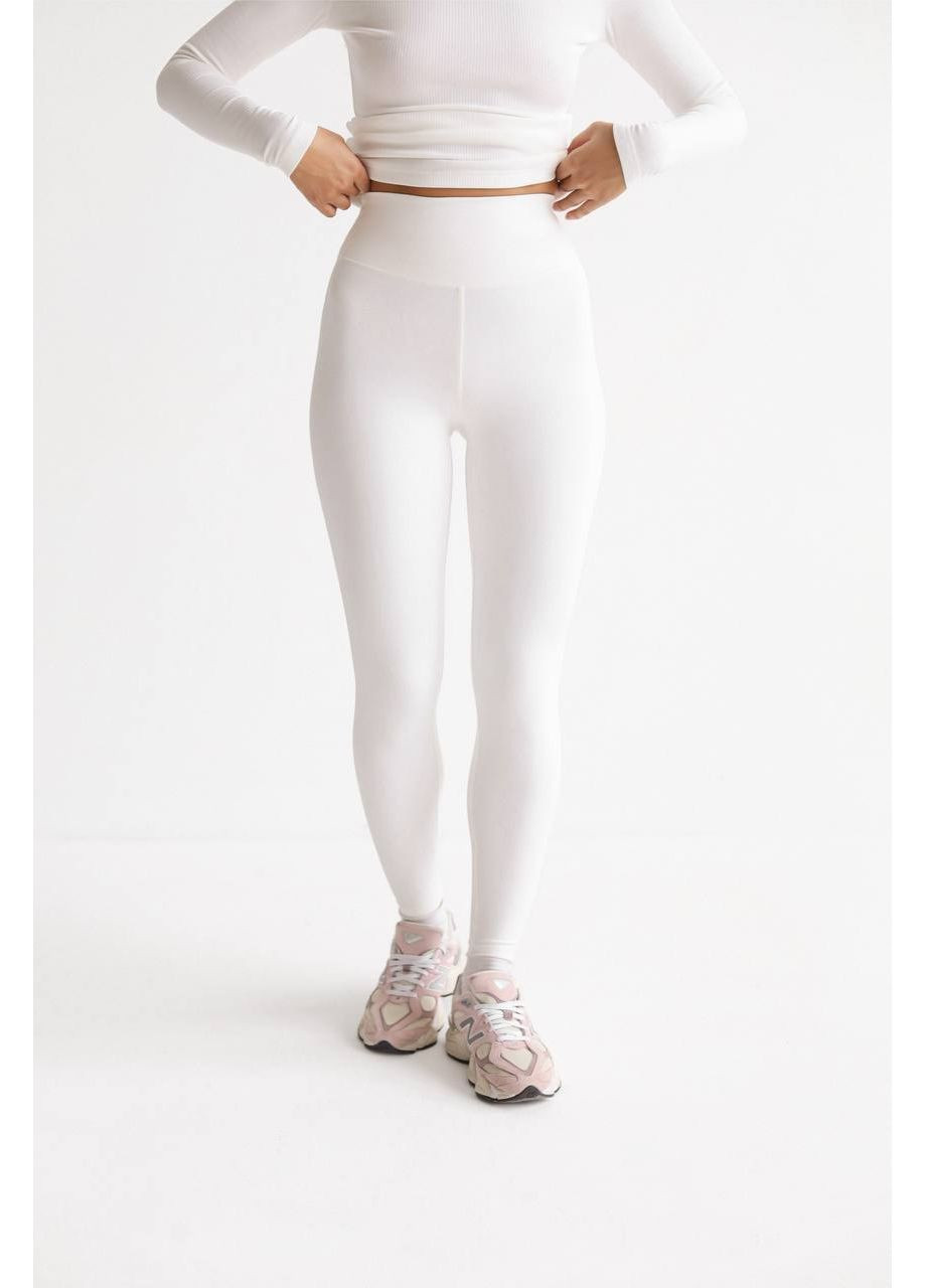 Жіночі утеплені легінси з високою посадкою MonCher (363849219)