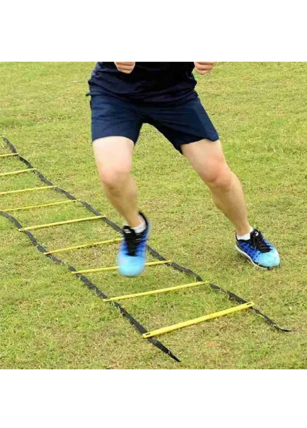 Координаційні сходи для тренувань із регульованою відстанню між сходинками 600х50 см 12 сходинок (477672-Prob) Unbranded (298967497)