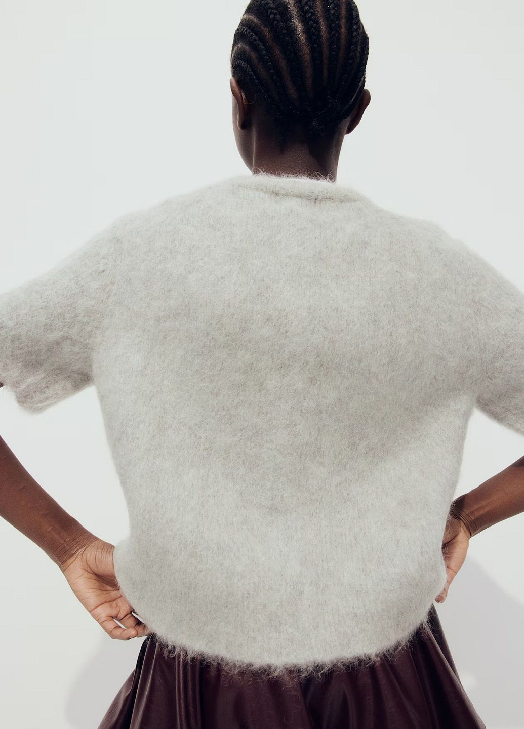 Светло-серый демисезонный кардиган H&M